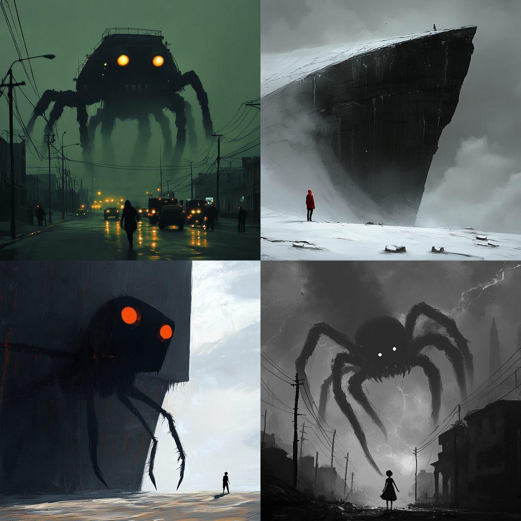 Alex Andreev style, Midjourney V6.1, render 1 of 4
