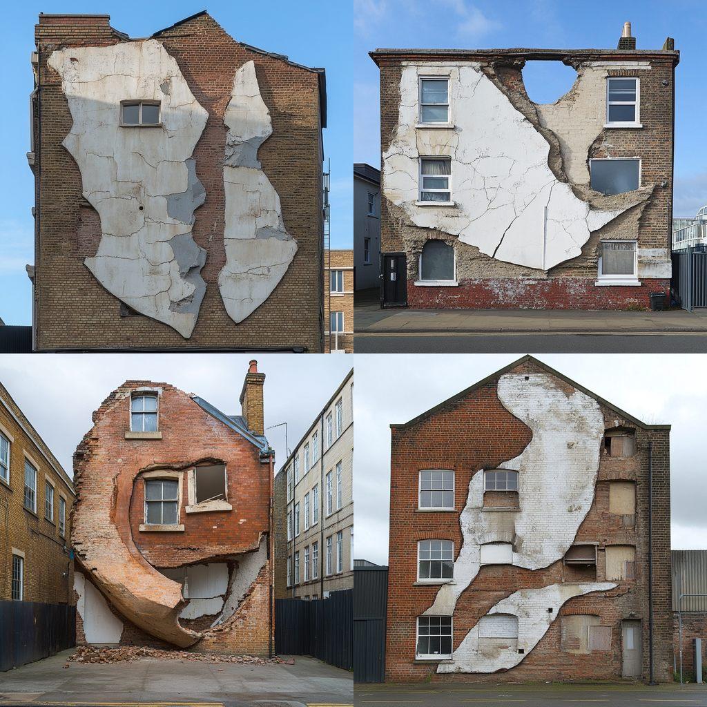 Alex Chinneck style, Midjourney V6.1, render 1 of 4