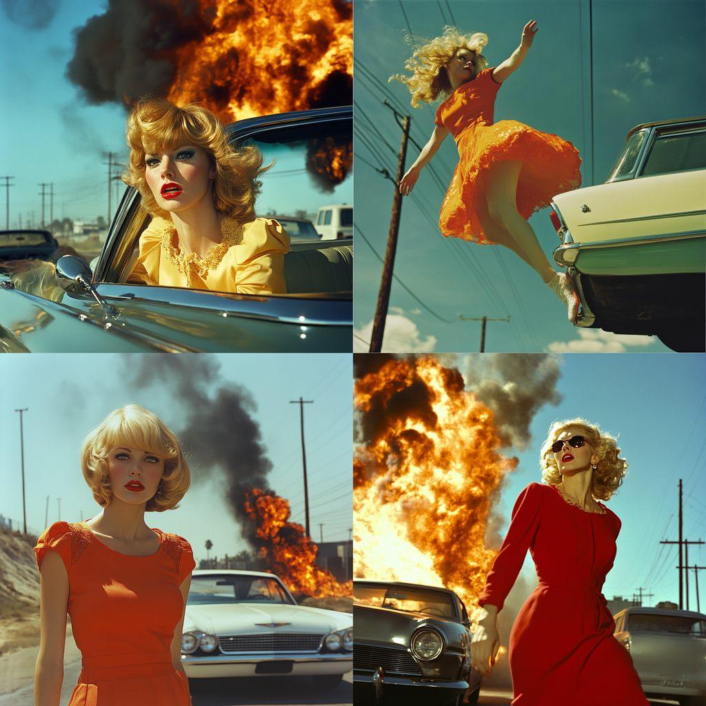 Alex Prager style, Midjourney V6.1, render 1 of 4