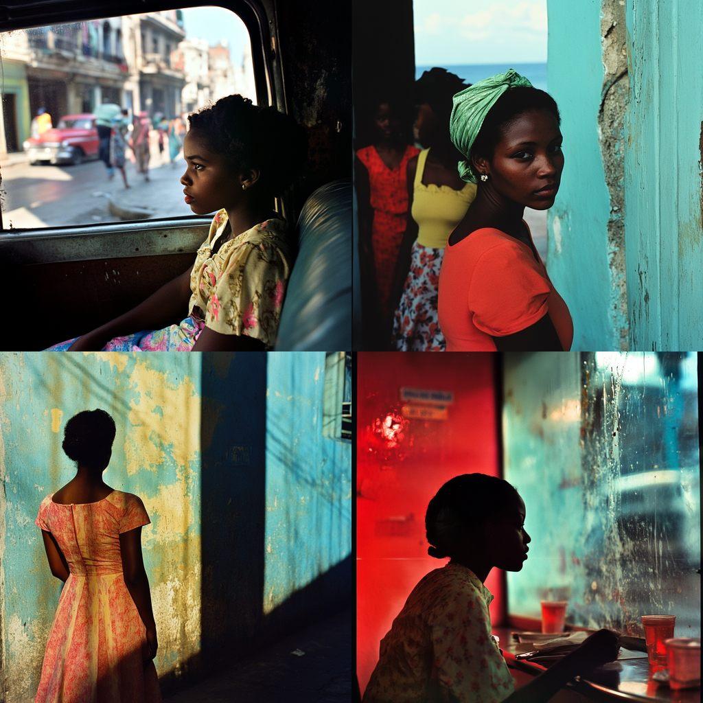 Alex Webb style, Midjourney V6.1, render 1 of 4