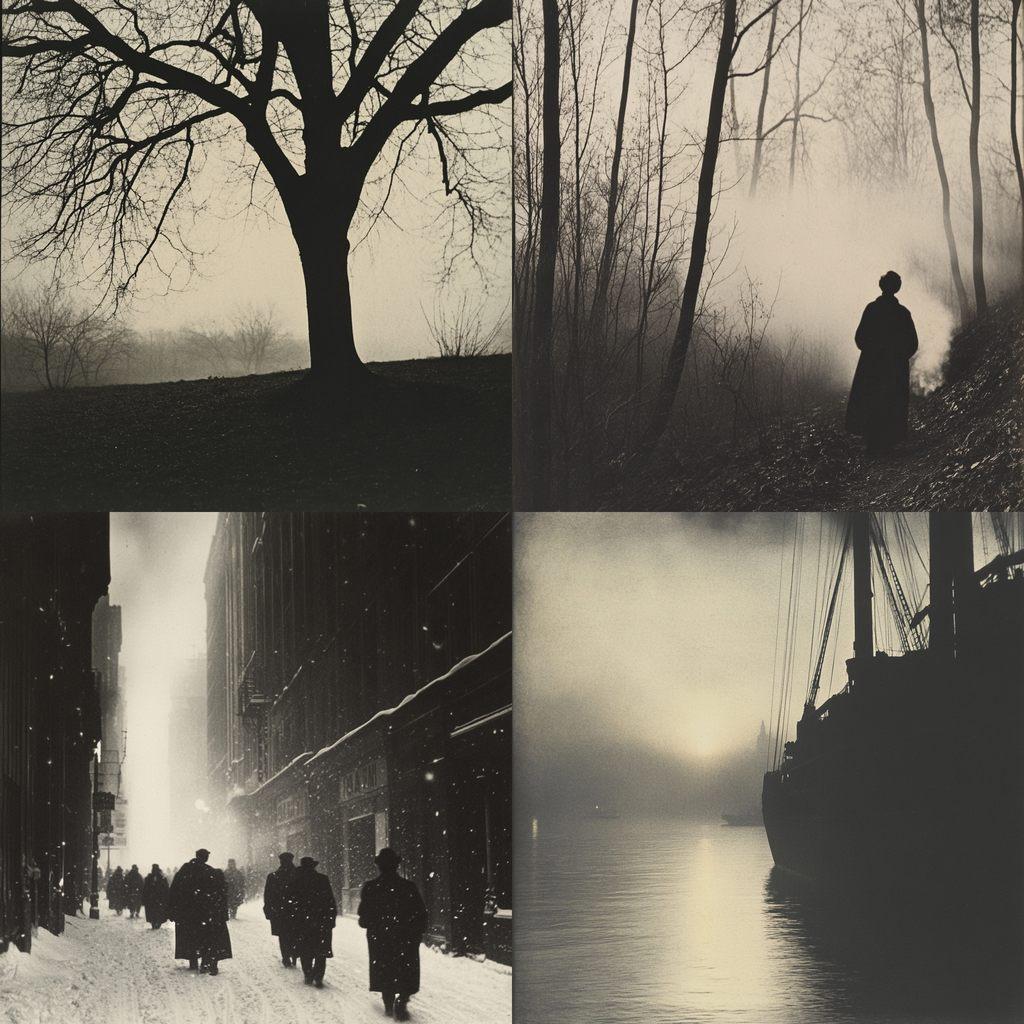 Alfred Stieglitz style, Midjourney V6.1, render 1 of 4