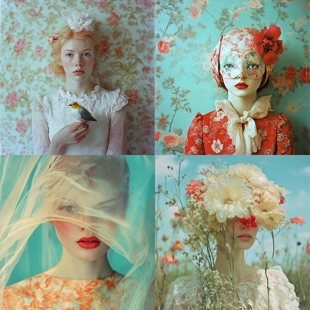 Aline Smithson style, Midjourney V6.1, render 1 of 4