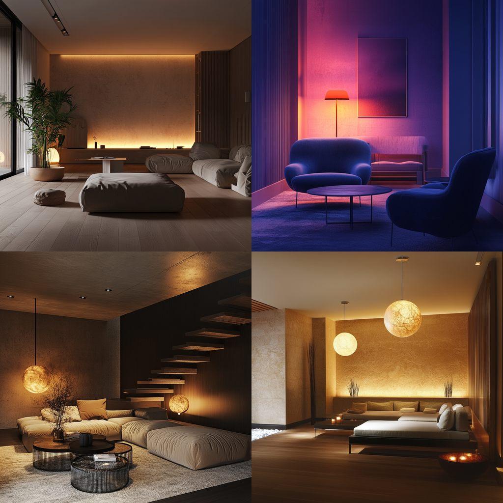 Ambient lighting style, Midjourney V6.1, render 1 of 4