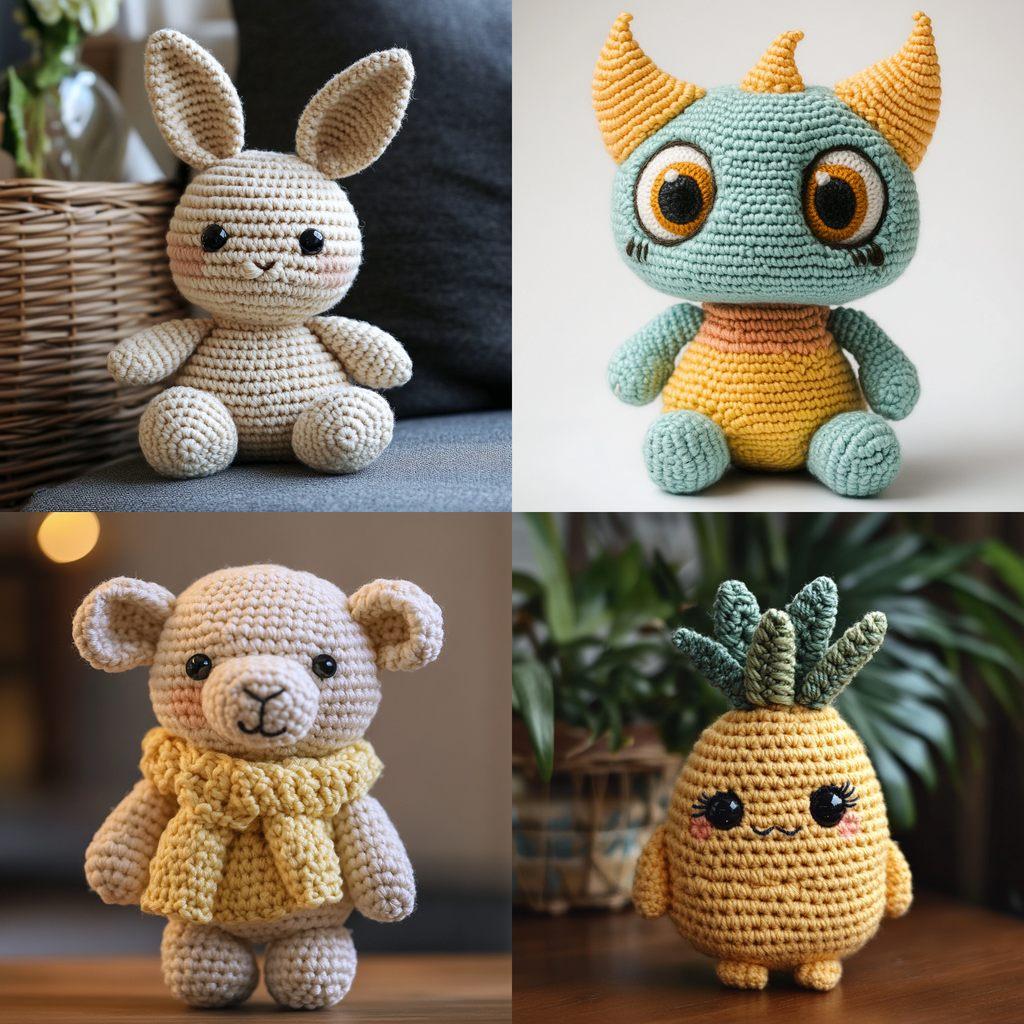 Amigurumi style, Midjourney V6.1, render 1 of 4