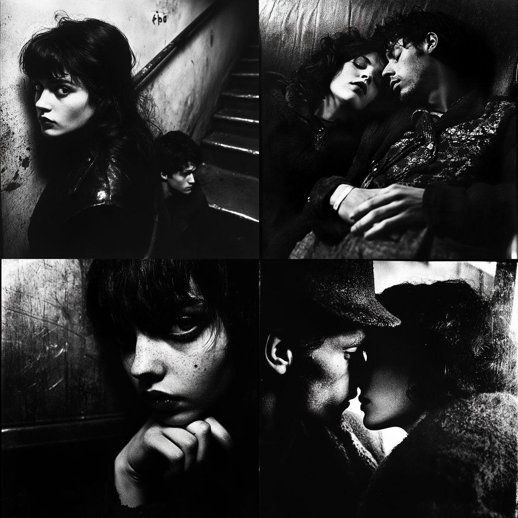 Anders Petersen style, Midjourney V6.1, render 1 of 4