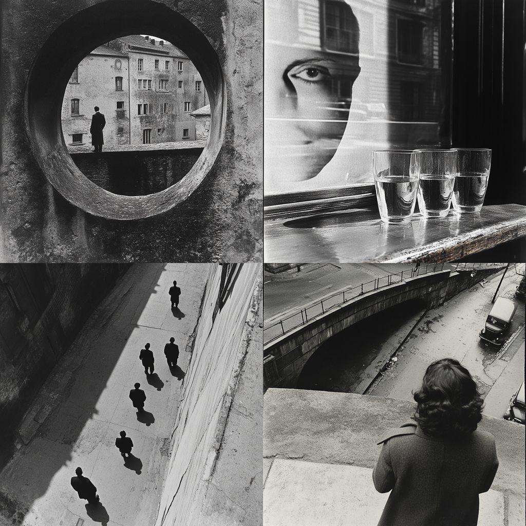 Andre Kertesz style, Midjourney V6.1, render 1 of 4