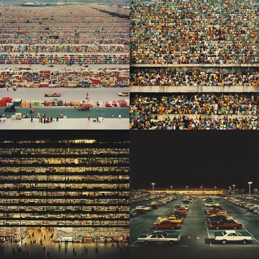 Andreas Gursky style, Midjourney V6.1, render 1 of 4