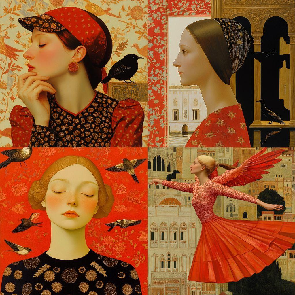 Andrey Remnev style, Midjourney V6.1, render 1 of 4