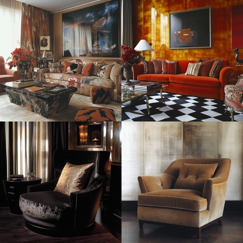 Angelo Donghia style, Midjourney V6.1, render 1 of 4