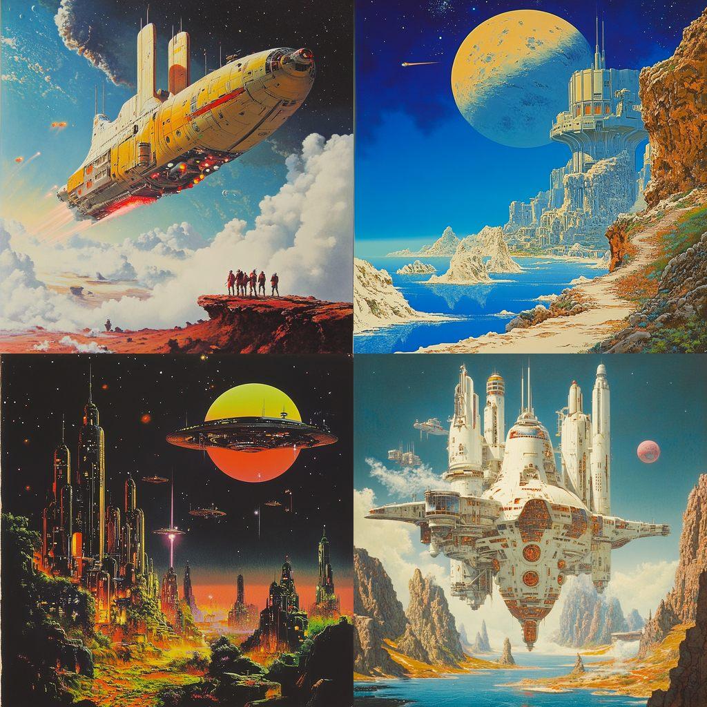 Angus McKie style, Midjourney V6.1, render 1 of 4