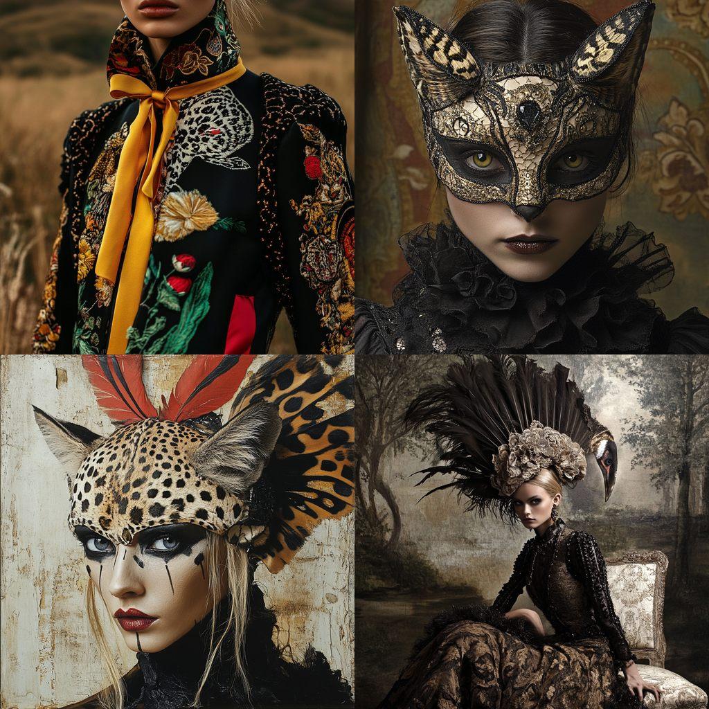 Animalier fashion style, Midjourney V6.1, render 1 of 4