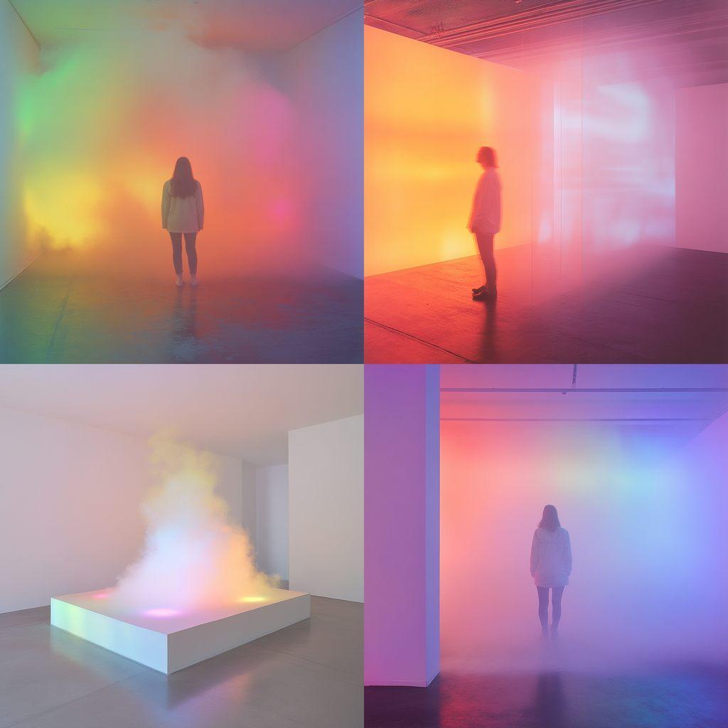 Ann Veronica Janssens style, Midjourney V6.1, render 1 of 4