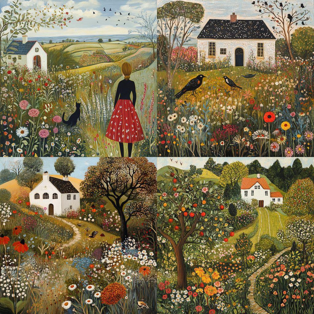 Anna Pugh style, Midjourney V6.1, render 1 of 4