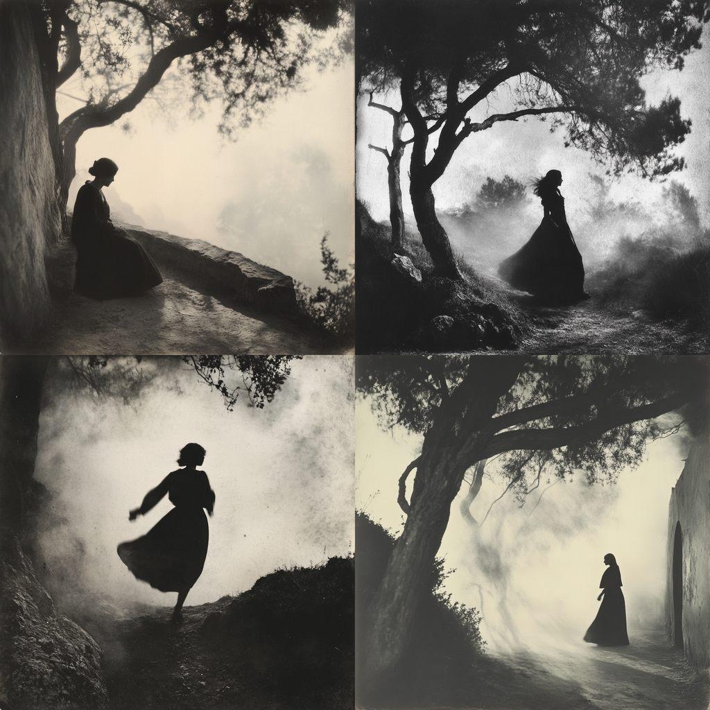 Anne Brigman style, Midjourney V6.1, render 1 of 4