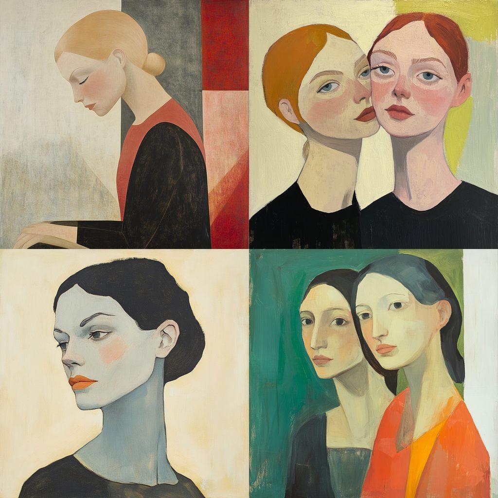 Anne Rothenstein style, Midjourney V6.1, render 1 of 4