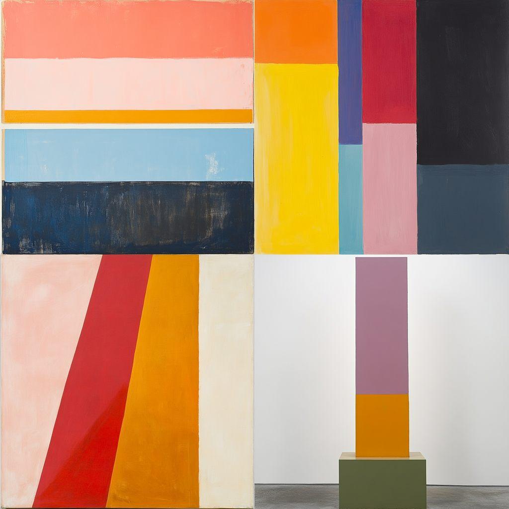 Anne Truitt style, Midjourney V6.1, render 1 of 4