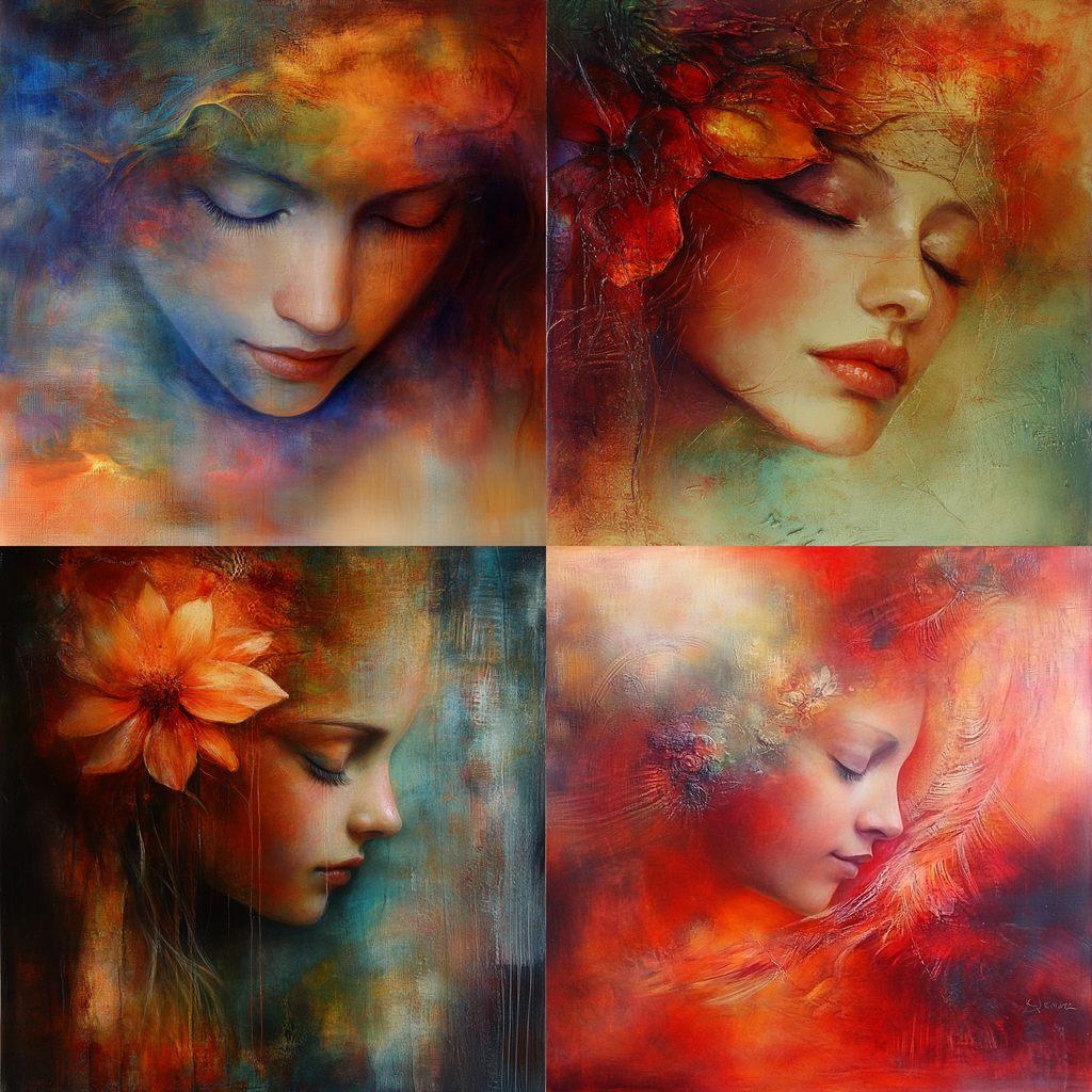 Annette Schmucker style, Midjourney V6.1, render 1 of 4