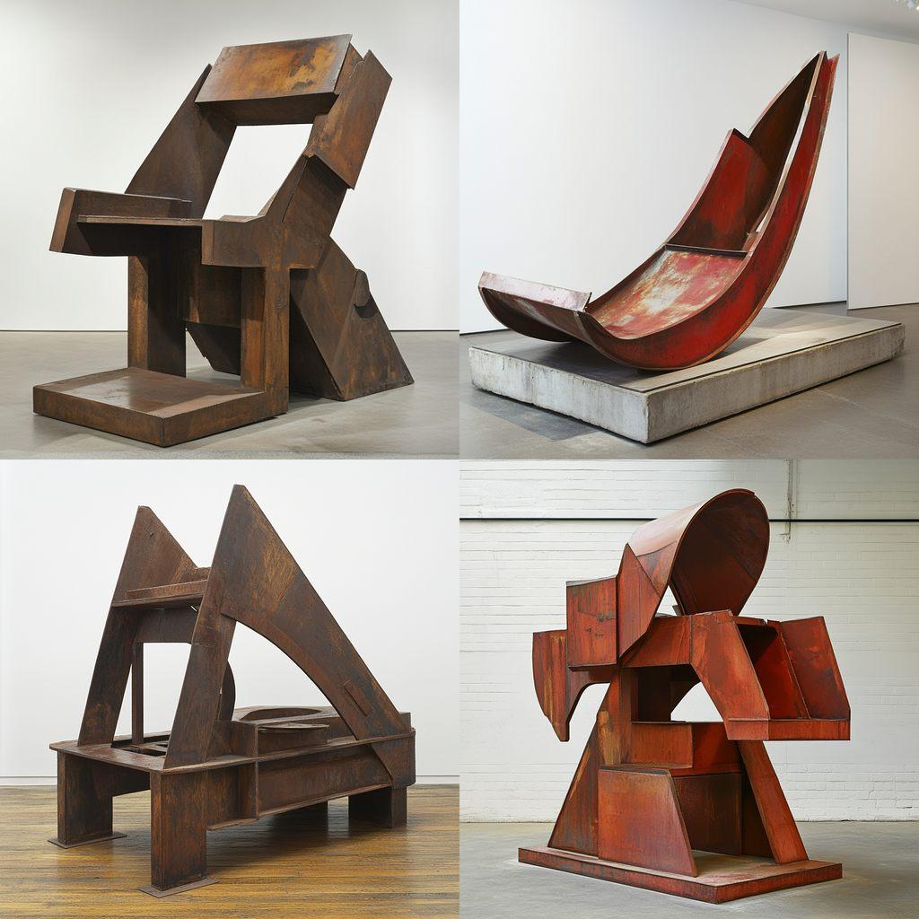 Anthony Caro style, Midjourney V6.1, render 1 of 4