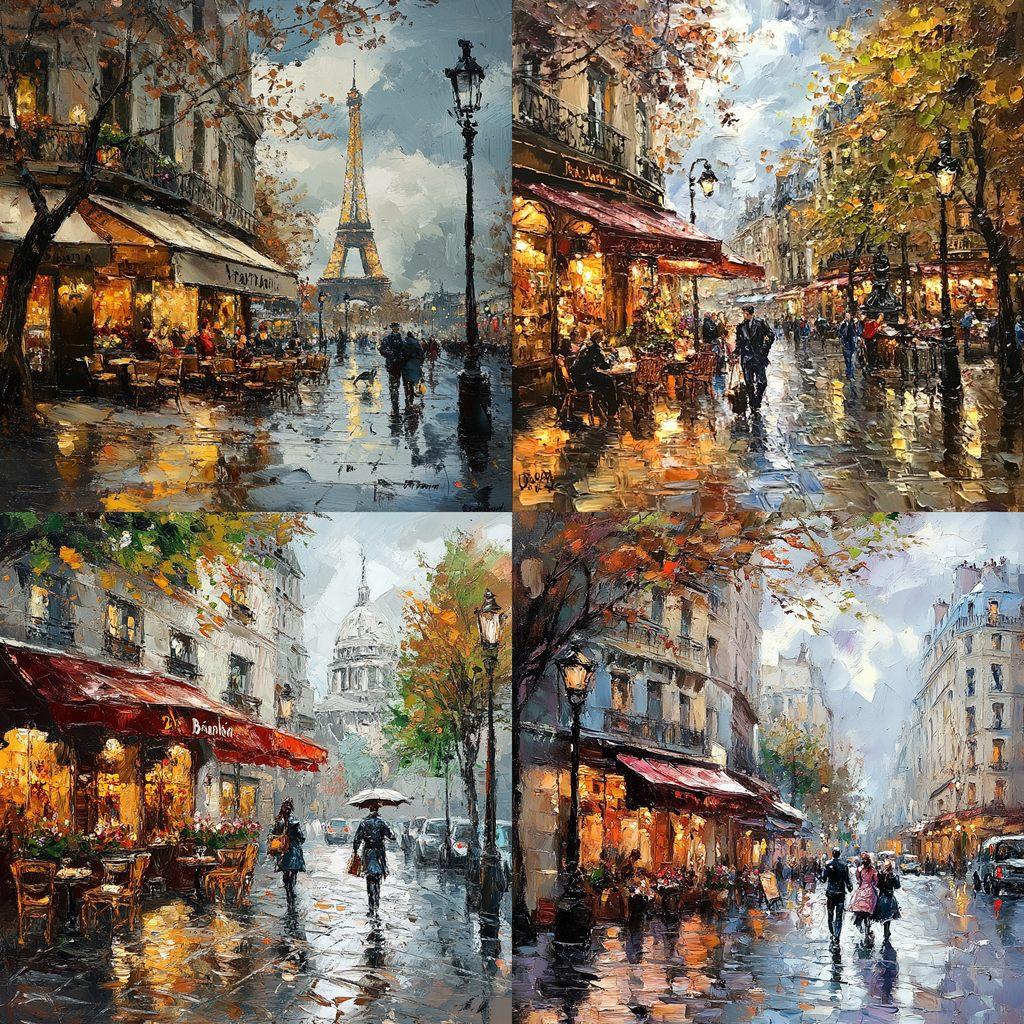 Antoine Blanchard style, Midjourney V6.1, render 1 of 4