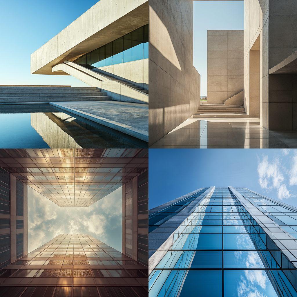 Architectural photography style, Midjourney V6.1, render 1 of 4