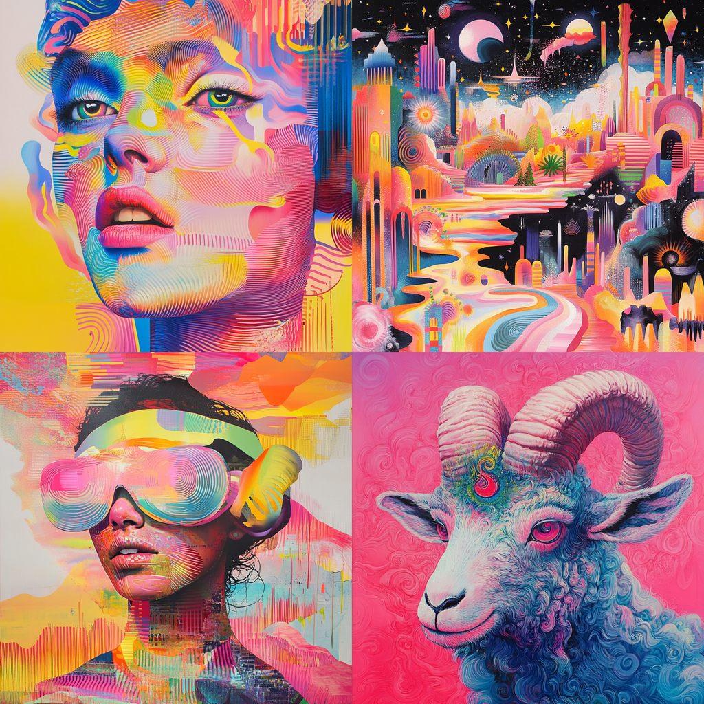 Aries Moross style, Midjourney V6.1, render 1 of 4
