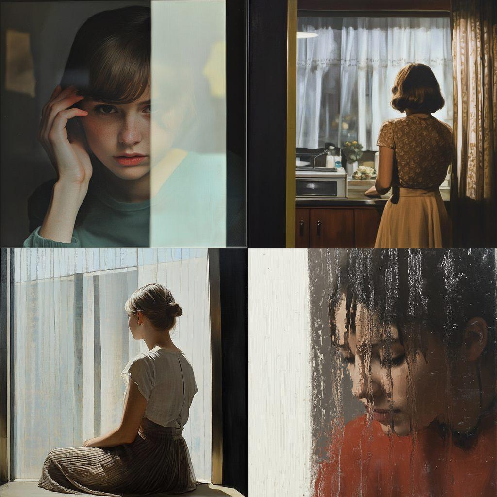 Arne Svenson style, Midjourney V6.1, render 1 of 4
