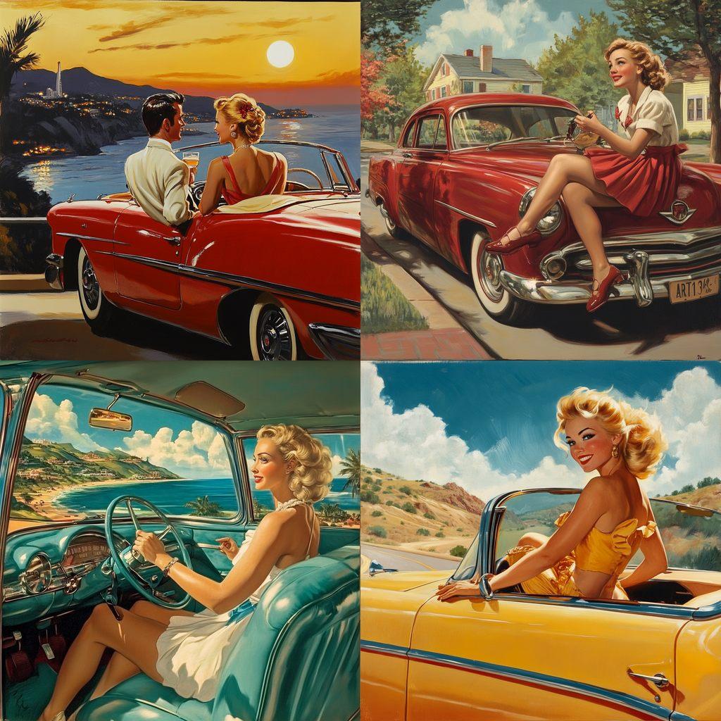 Arthur Sarnoff style, Midjourney V6.1, render 1 of 4