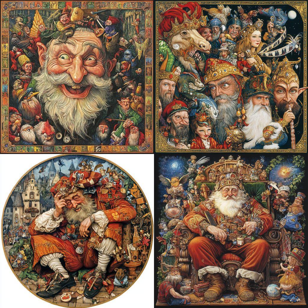 Arthur Szyk style, Midjourney V6.1, render 1 of 4