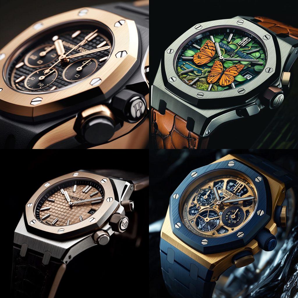 Audemars Piguet style, Midjourney V6.1, render 1 of 4