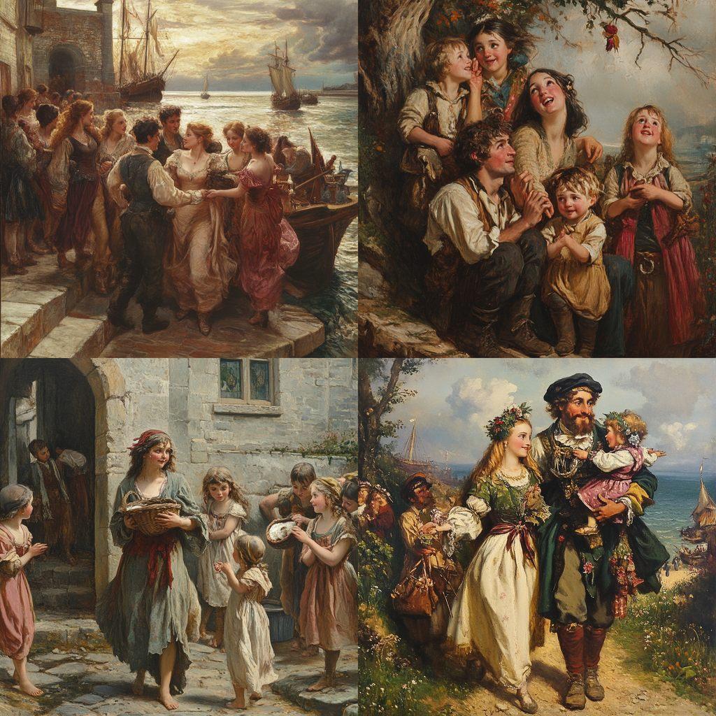 Augustus Edwin Mulready style, Midjourney V6.1, render 1 of 4