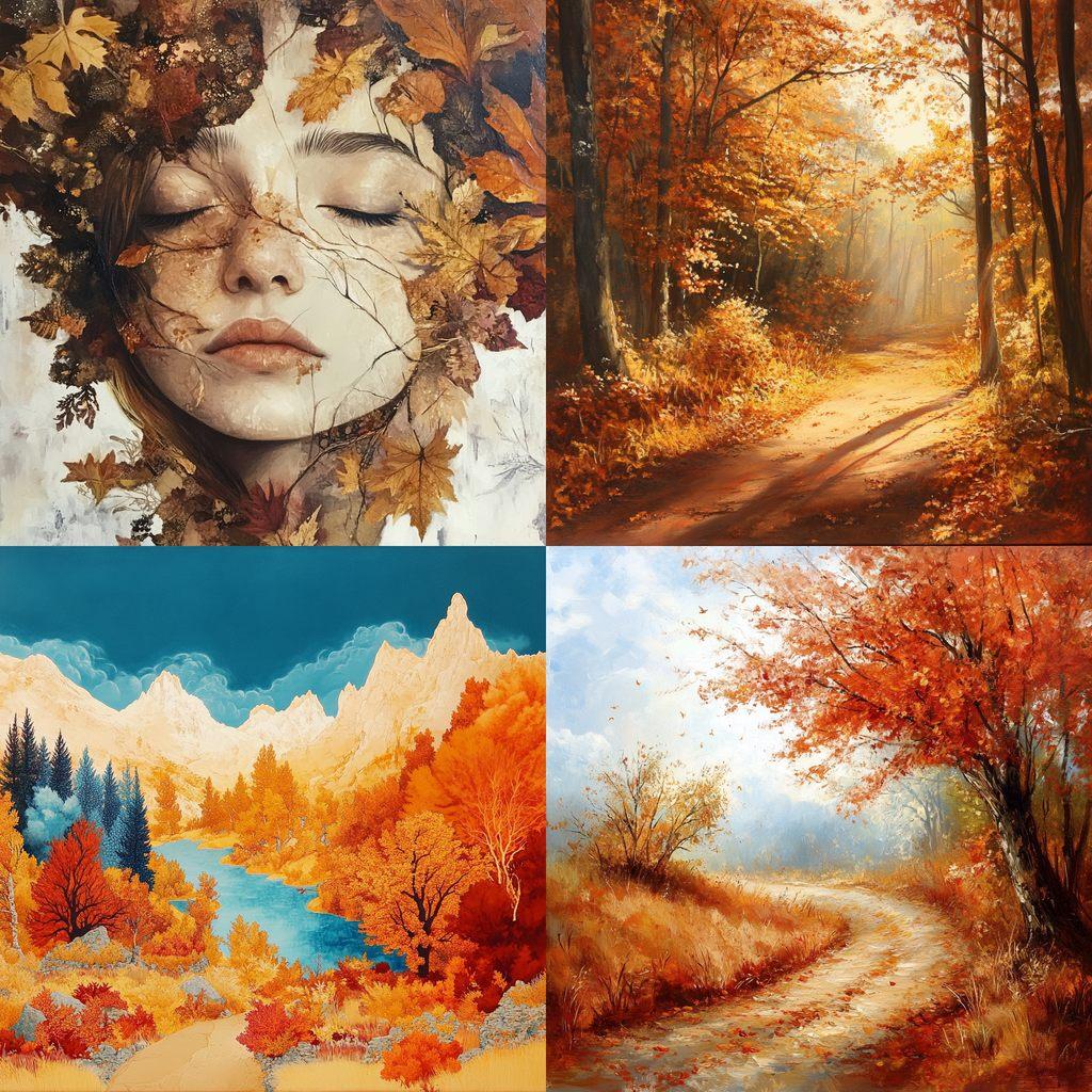 Autumn style, Midjourney V6.1, render 1 of 4