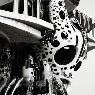 Crestmorph style, Midjourney V6.1: abstract 3D render