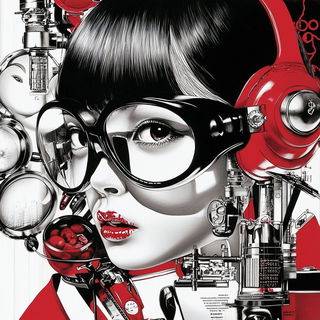 Crestmorph style, Midjourney V6.1: editorial illustration for popular scientific magazine cover