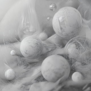 Ocrazoic style, Midjourney V6.1: abstract 3D render