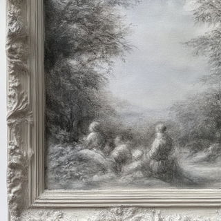 Ocrazoic style, Midjourney V6.1: classical 18th-century oil painting