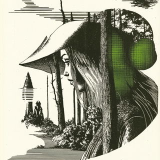 Chromariso style, Midjourney V6.1: retro fairy-tale illustration