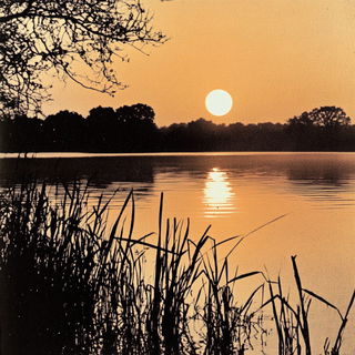 Chromariso style, Midjourney V6.1: realistic landscape photograph of quiet dawn
