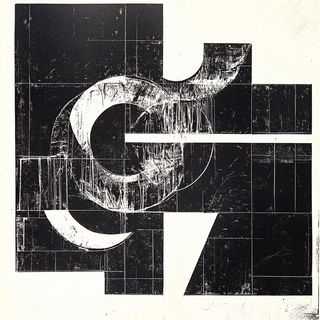 Chromariso style, Midjourney V6.1: typographic composition with large letters