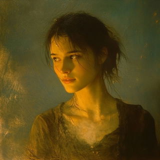 Redletter Hex style, Midjourney V6.1: photographic portrait of female protagonist