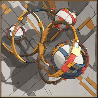 Mizuhiki Cinematics style, Midjourney V6.1: abstract 3D render