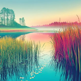 Krakatoa Skywatch Archive style, Midjourney V6.1: realistic landscape photograph of quiet dawn