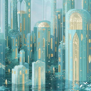 Cliffopera style, Midjourney V6.1: megacity with futuristic bioarchitecture