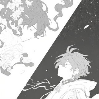 Cliffopera style, Midjourney V6.1: black-and-white manga comic strip