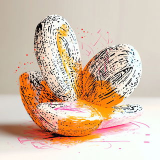 Terrascopic style, Midjourney V6.1: abstract 3D render