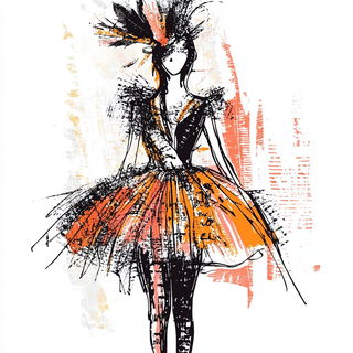 Terrascopic style, Midjourney V6.1: haute-couture fashion outfit