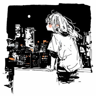 Terrascopic style, Midjourney V6.1: black-and-white manga comic strip