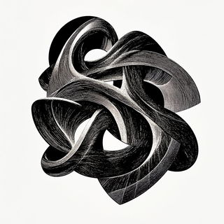 Clouds Cast in Porcelain style, Midjourney V6.1: typographic composition with large letters