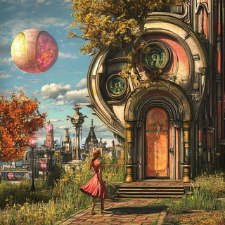 Ringsurge style, Midjourney V6.1: retro fairy-tale illustration