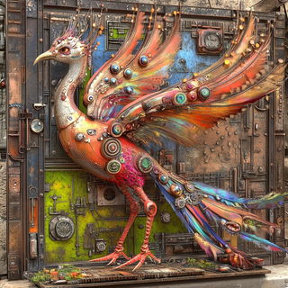 Ringsurge style, Midjourney V6.1: traditional folk art