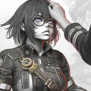 Ringsurge style, Midjourney V6.1: black-and-white manga comic strip